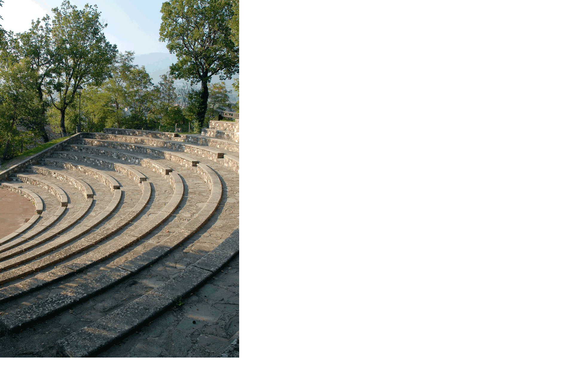 Vista dell'anfiteatro Titano a Frontino | © Municipio di Frontino