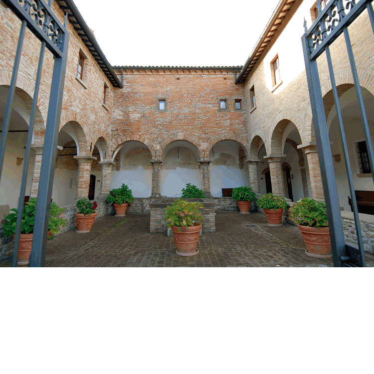 Chiostro del Convento di San Girolamo a Frontino | © Comune di Frontino