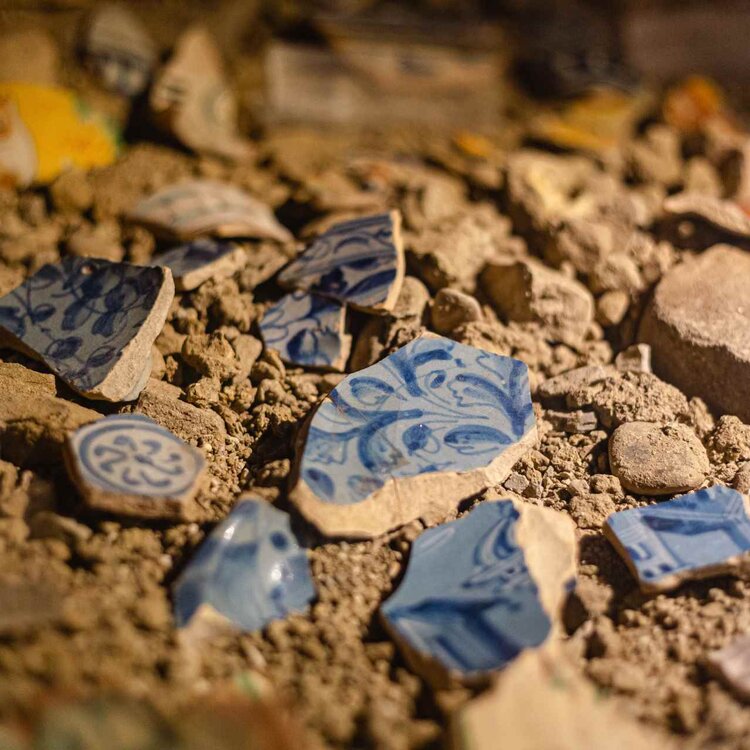 Resti di ceramica antica | © Gianluca Maroccini